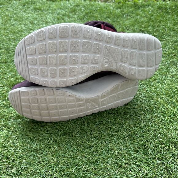Nike Womens Size 8 US Roshe Run Hi Sneaker Boot Ankle Boots Maroon 615968-601 - Picture 9 of 9
